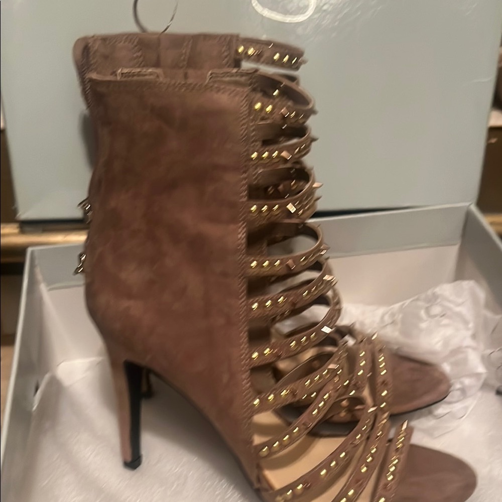 Jessica Simpson Totally Taupe Microsuede Boots